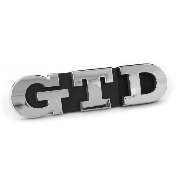 Emblem GTD VW Golf 7 (5G) GTD 2013 - 2017 | Satin Black / Chrome