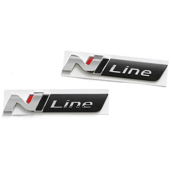 Emblem Hyundai i30 III 2017 -> | Black / Chrome / Red