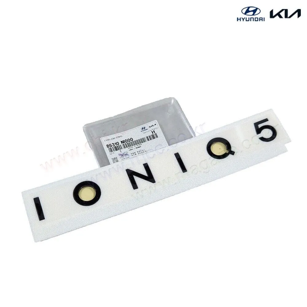 Emblem Hyundai Ioniq 5 N │ bokstaver til bakluke - Genuine® Black Edition Image 5