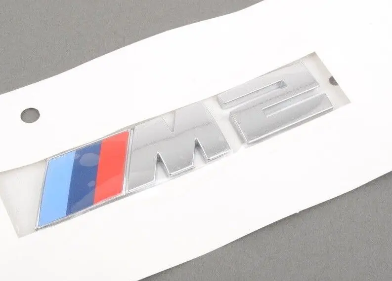 Emblem M2 Krom │ BMW Genuine® bakluke Chrome Logo – bilde 4