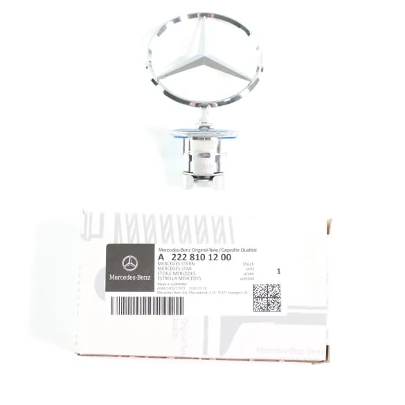 Emblem Mercedes-Benz C (W205/S205) / S (W222) │ Genuine® panser stjerne – bilde 3