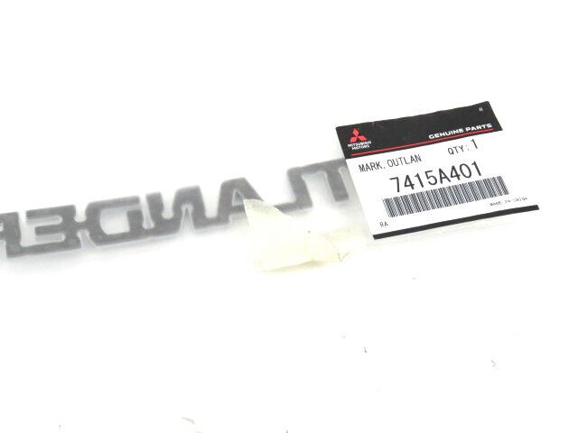 Emblem Mitsubishi Outlander III 2012 - 2022 │ bakluke bokstaver Genuine® Chrome Badge – bilde 4