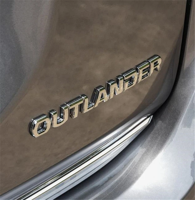 Emblem Mitsubishi Outlander III 2012 - 2022 │ bakluke bokstaver Genuine® Chrome Badge – bilde 6