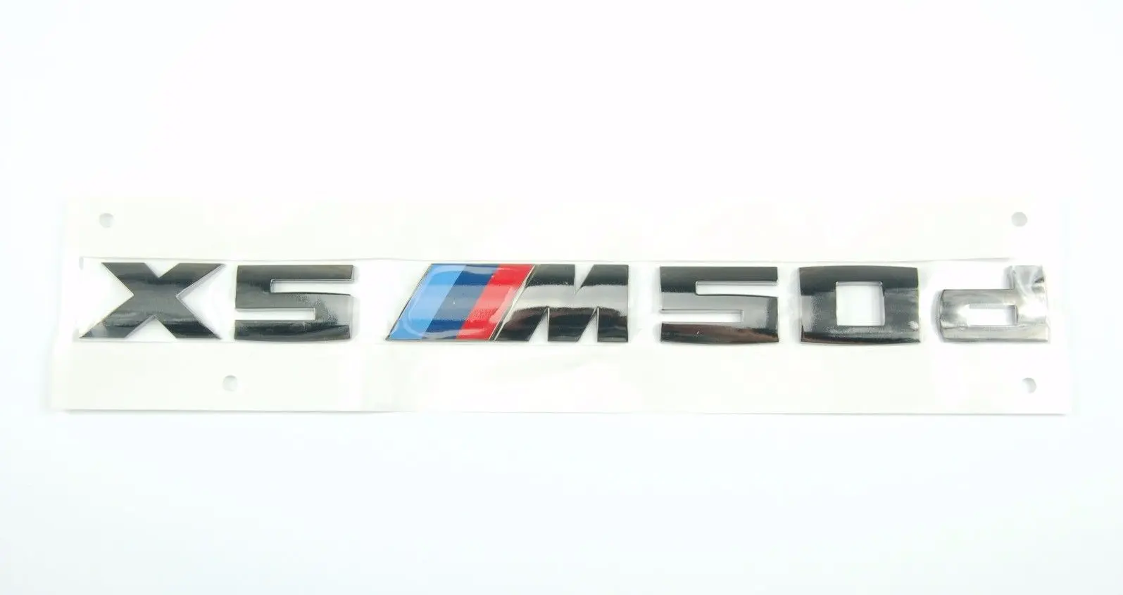 Emblem OEM BMW X5 ///M50d | Silver Edition – bilde 3