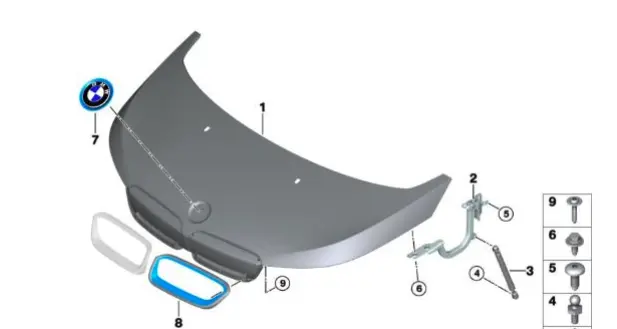 Emblem panser BMW i3 2013 - 2022 – bilde 2