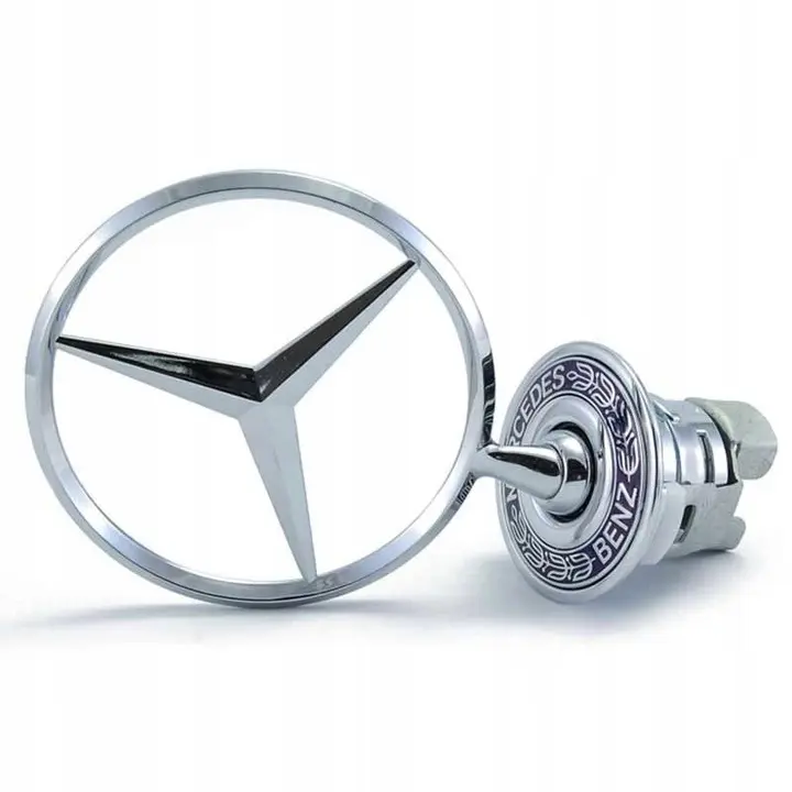 Emblem panser stjerne Mercedes-Benz C E S Klasse W202 W203 W208 W210 W211 W220 - 1 stk. Image 1