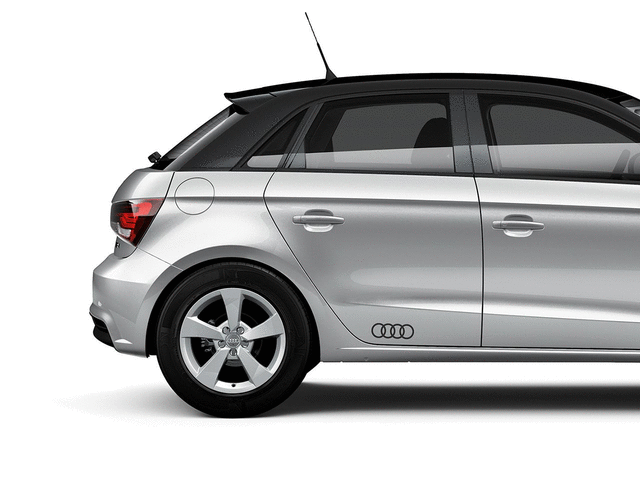 Emblem pyntefolie Audi ringer Black – bilde 3