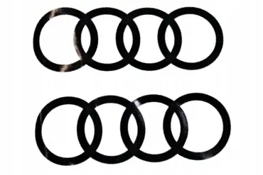 Emblem pyntefolie Audi ringer Black – bilde 6