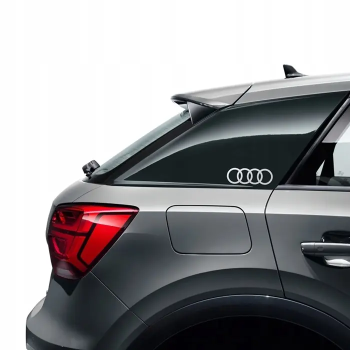 Emblem pyntefolie Audi ringer White