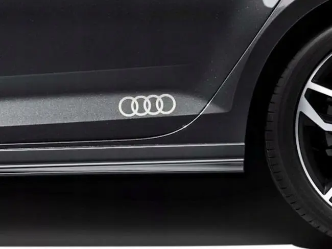 Emblem pyntefolie Audi ringer White – bilde 2