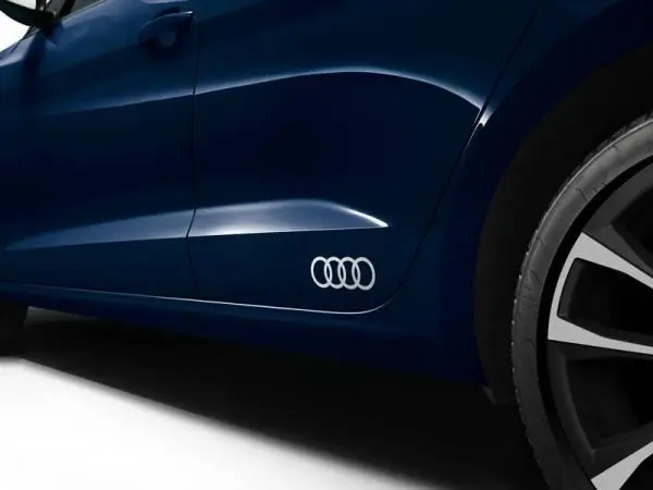 Emblem pyntefolie Audi ringer White – bilde 3
