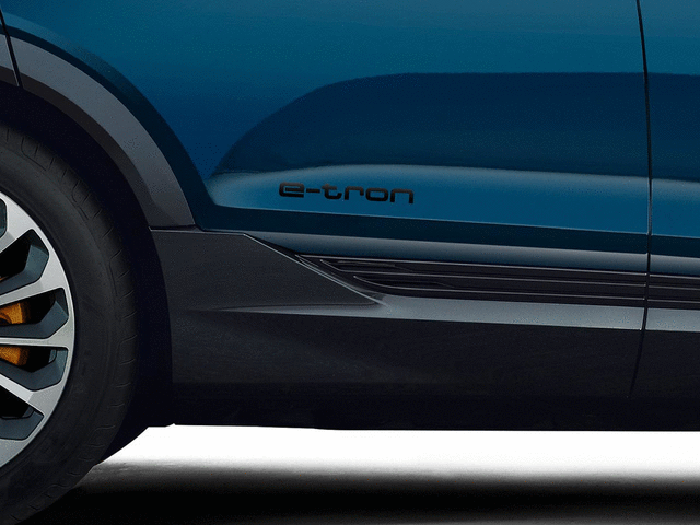 Emblem pyntefolie e-Tron emblem Brillant Black - sett 2 stk. – bilde 2