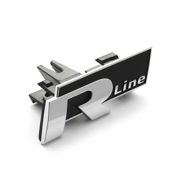 Emblem R Line VW Passat B7 (3C) 2011 - 2015 | Chrome / Black
