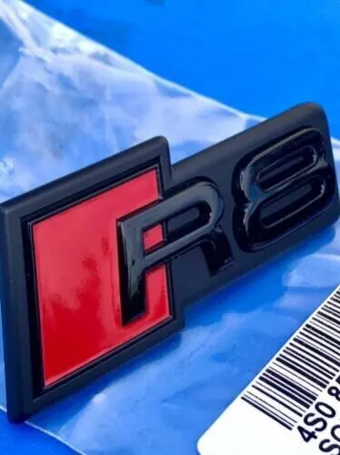 Emblem R8 Audi Sport | Audi R8 4S Black Glossy / Red Image 7