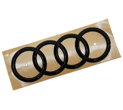 Emblem ringer Audi Black Edition (bakluke) – bilde 3