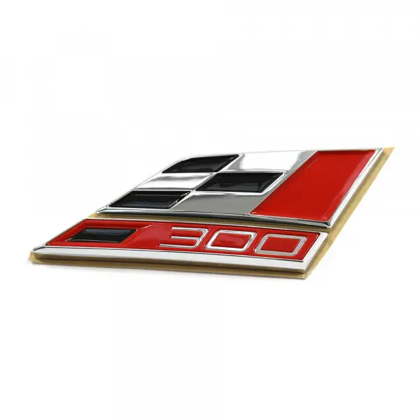 Emblem Seat Cupra 300 Seat Leon (5F) 2013 -> | Chrome / Red / Black