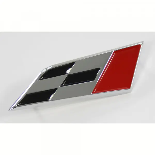 Emblem Seat Cupra | Chrome / Red / Black