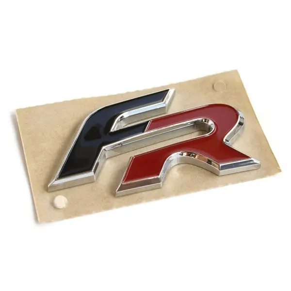 Emblem Seat FR | Chrome / Red / Black