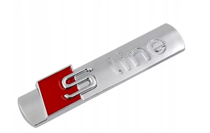 Emblem side S Line Audi - 1 stk.