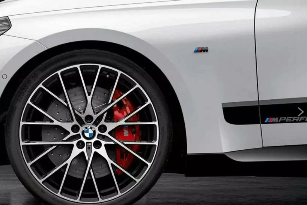 Emblem skjerm M Perfromance Black Edition - sett 2 stk.
