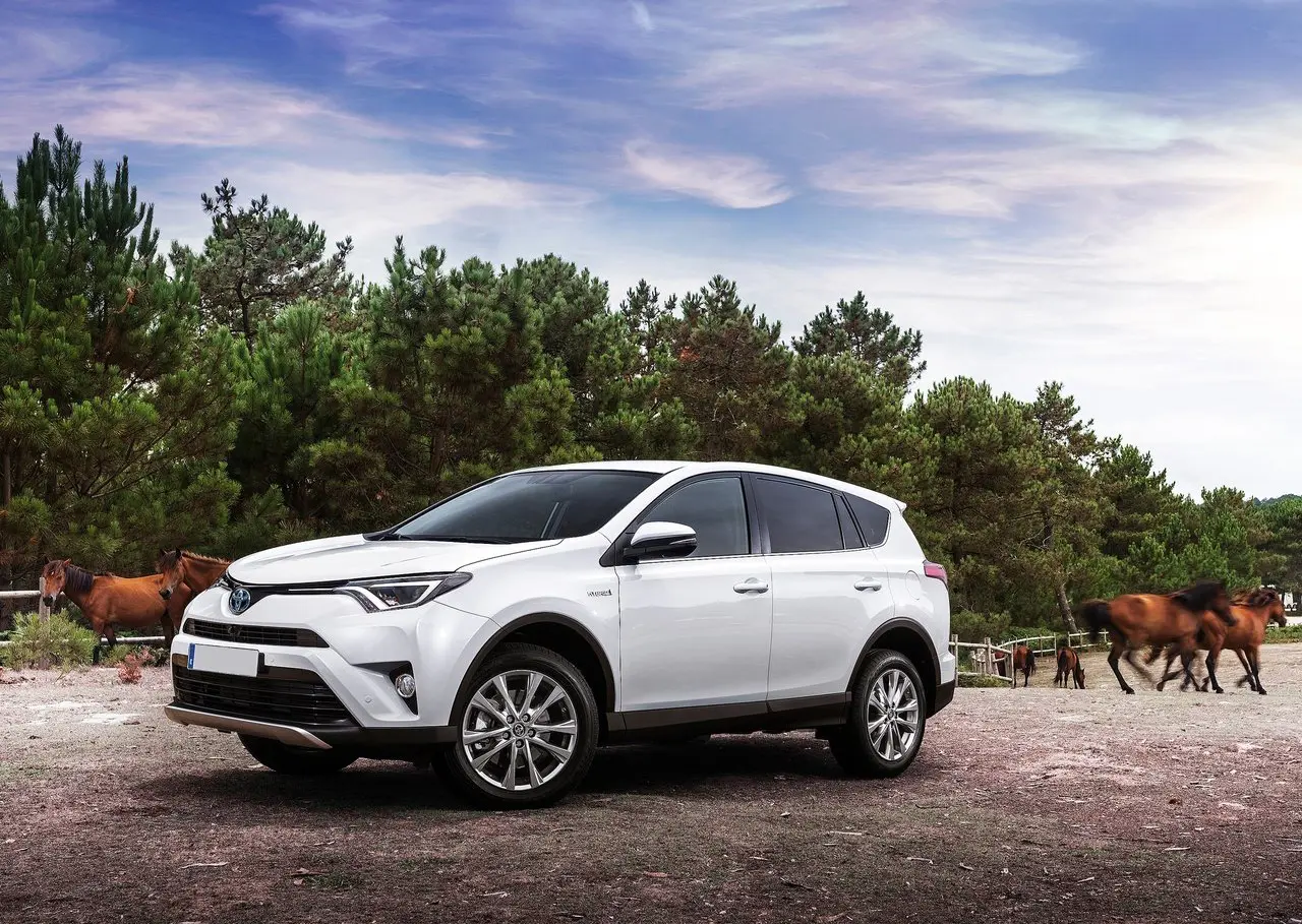 Emblem skjerm venstre Toyota RAV4 IV Hybrid 2015 - 2019 – bilde 3
