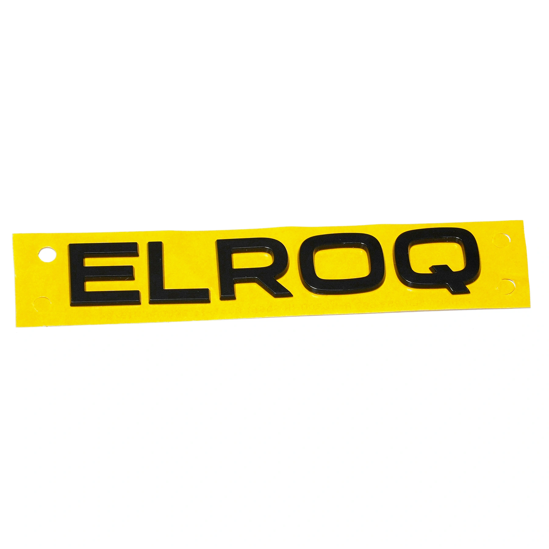Emblem Skoda Elroq 2024 -> | Sport Black Glossy Emblem til bakluke