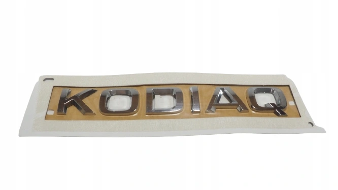Emblem Skoda Kodiaq I 2016 - 2024 │ Genuine® bakluke embelm Chrome Edition – bilde 2