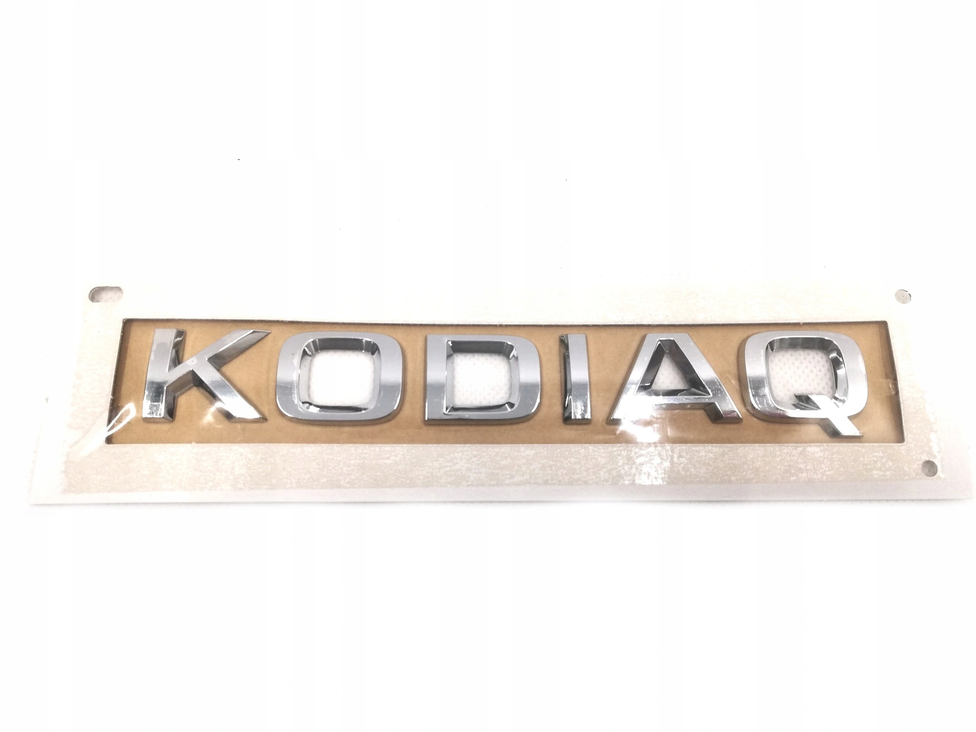Emblem Skoda Kodiaq I 2016 - 2024 │ Genuine® bakluke embelm Chrome Edition – bilde 4