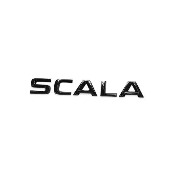 Emblem Skoda Scala | Black Glossy