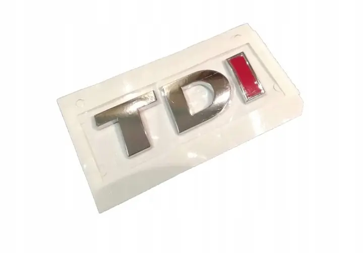 Emblem TDI VW T5 / T6 / Caddy / Golf VI / Tiguan - Red Edition – bilde 2