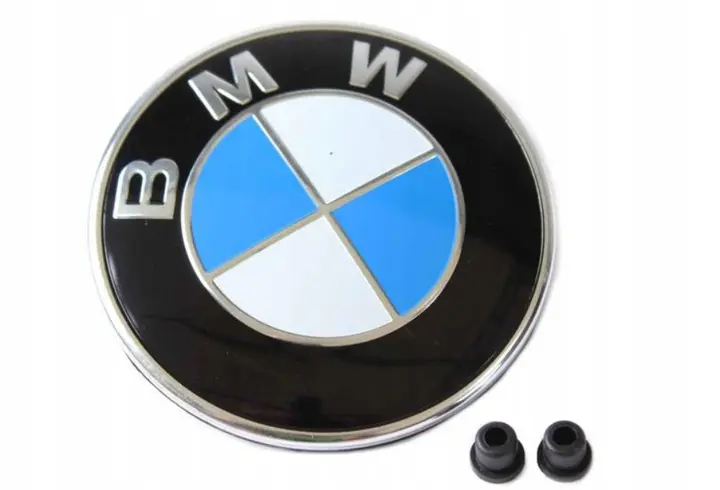 Emblem til BMW panser / bakluke med propper - 1 stk. | D - Ø82mm – bilde 2