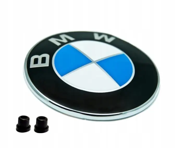 Emblem til BMW panser / bakluke med propper - 1 stk. | D - Ø82mm – bilde 3