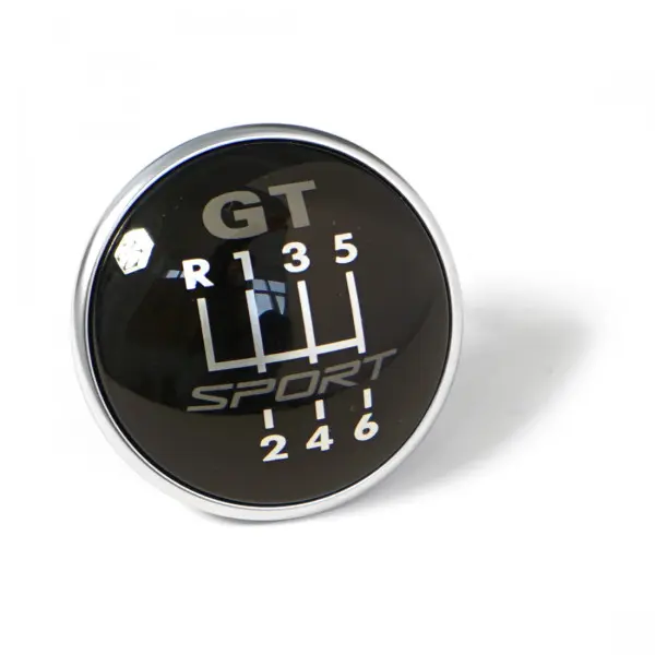 Emblem til girspak | Black / Chrome