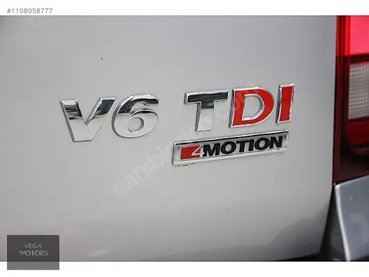 Emblem V6 VW Amarok 2017-> │ Glossy Chrome – bilde 2