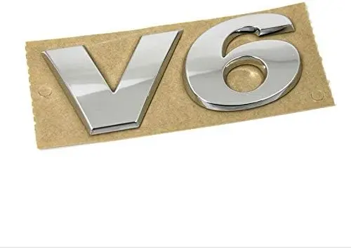 Emblem V6 VW Amarok 2017-> │ Glossy Chrome – bilde 5