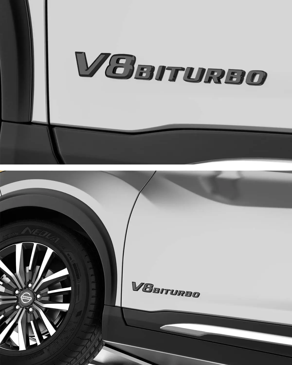 Emblem V8 BiTrubo Mercedes-Benz | Sport Black Edition – bilde 4