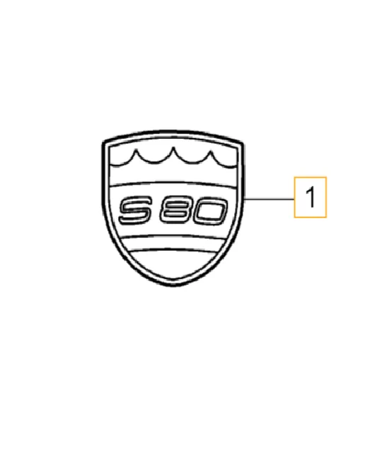 Emblem Volvo Genuine® S80 Executive 2000-2016
