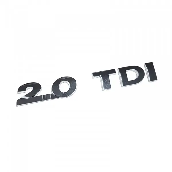 Emblem VW 2.0 TDI | Glossy Chrome