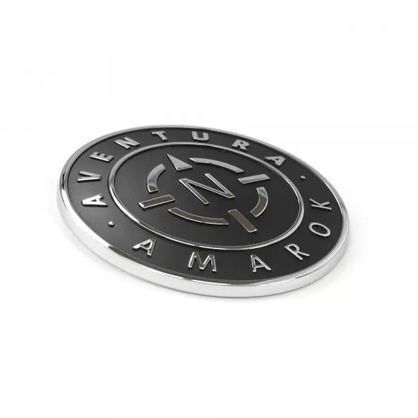 Emblem VW Amarok 2017-> | Satin Black / Glossy Chrome – bilde 2