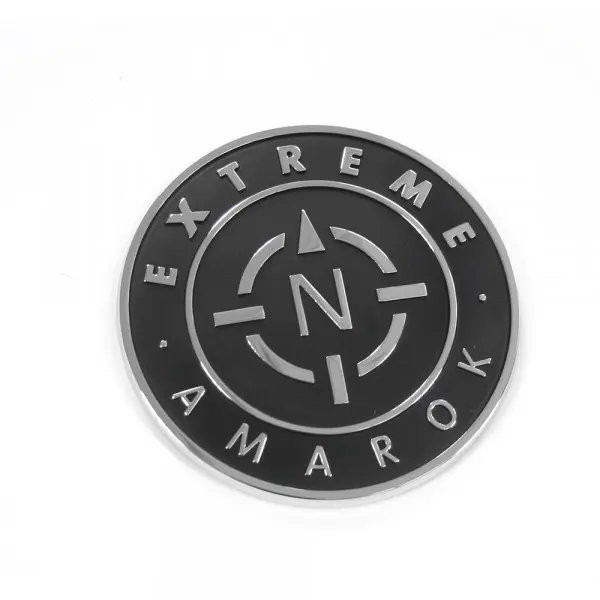 Emblem VW Amarok 2017-> | Satin Black / Glossy Chrome – bilde 3