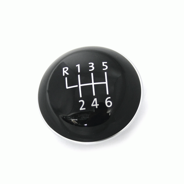 Emblem VW for 6-trinns Girspak | Black Glossy / Silver