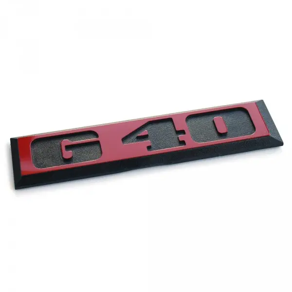 Emblem VW G40 | Red / Black