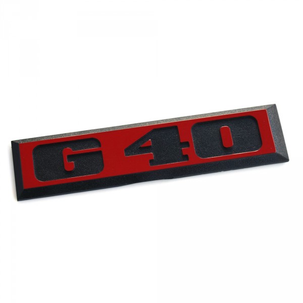 Emblem VW G40 | Red / Black – bilde 2