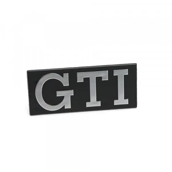 Emblem VW Golf 1 GTI 1976 - 1984 | Satin Black / Chrome