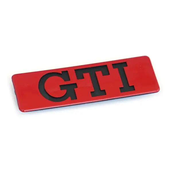 Emblem VW Golf 2 GTI | Satin Black / Tornado Red Image 1