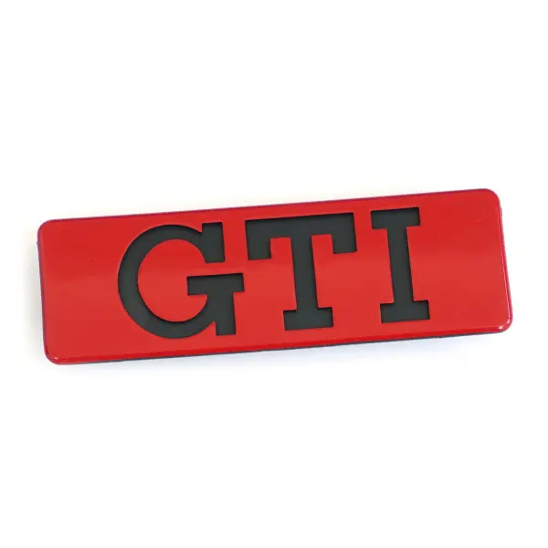 Emblem VW Golf 2 GTI | Satin Black / Tornado Red Image 2