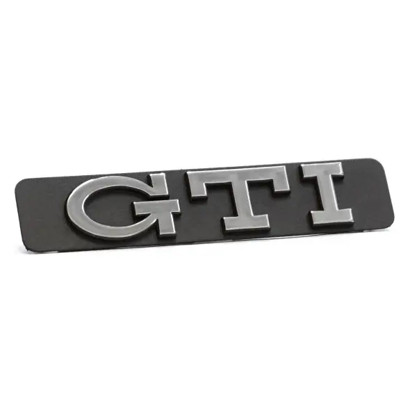 Emblem VW Golf 3 GTI | Chrome / Black Image 1