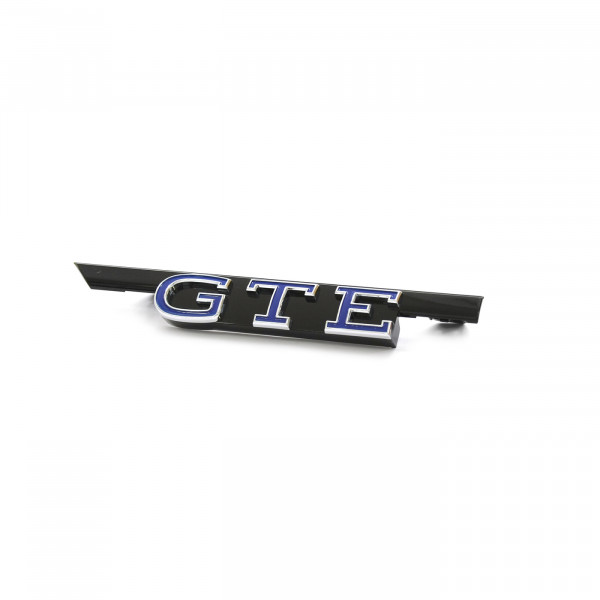 Emblem VW Golf 8 (5H) GTE | Glossy Chrome / Black Glossy / Ultramarine Blue