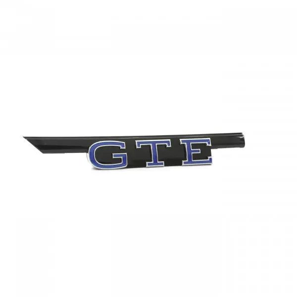 Emblem VW Golf 8 (5H) GTE | Glossy Chrome / Black Glossy / Ultramarine Blue – bilde 2