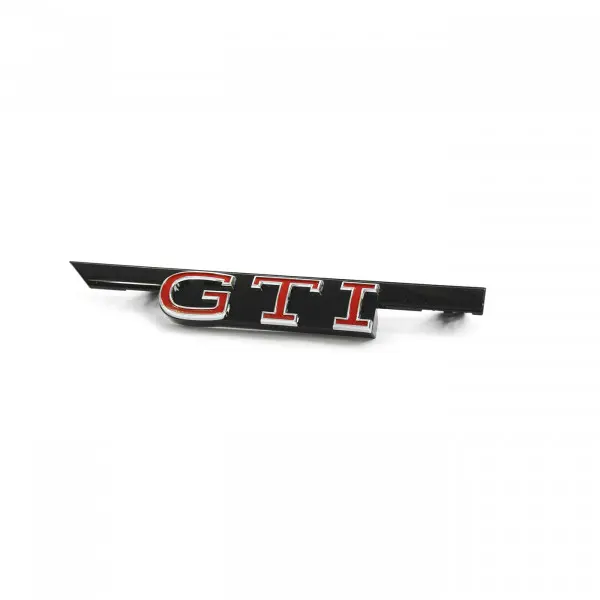 Emblem VW Golf 8 (5H) GTI 2020 -> | Glossy Chrome / Black Glossy / Tornado Red